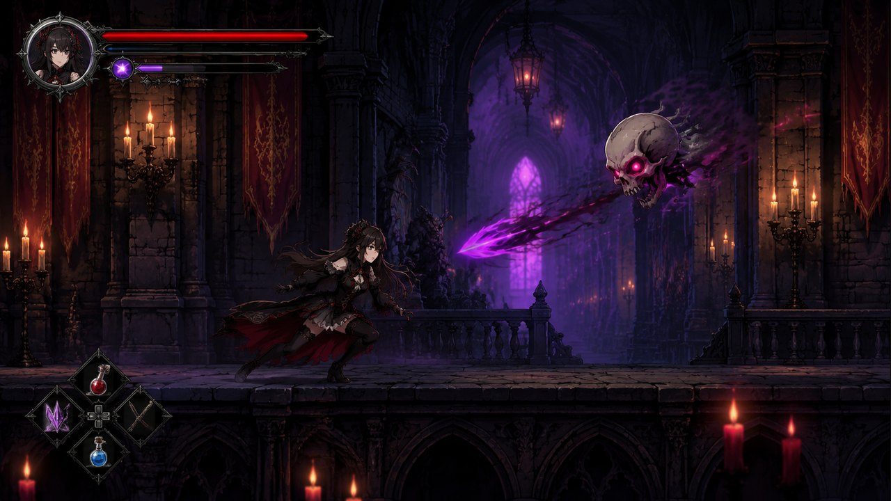 哥特少女勇闯恶魔城2 BOSS挑战 场景图 1